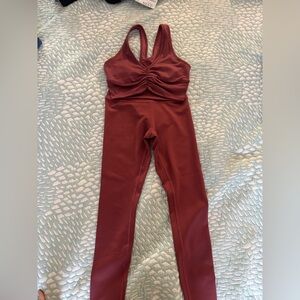 Alo Mars Clay airlift legging and wildthing bra